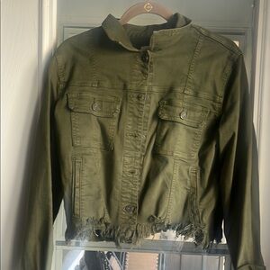 Hidden Olive Green Women's Jacket